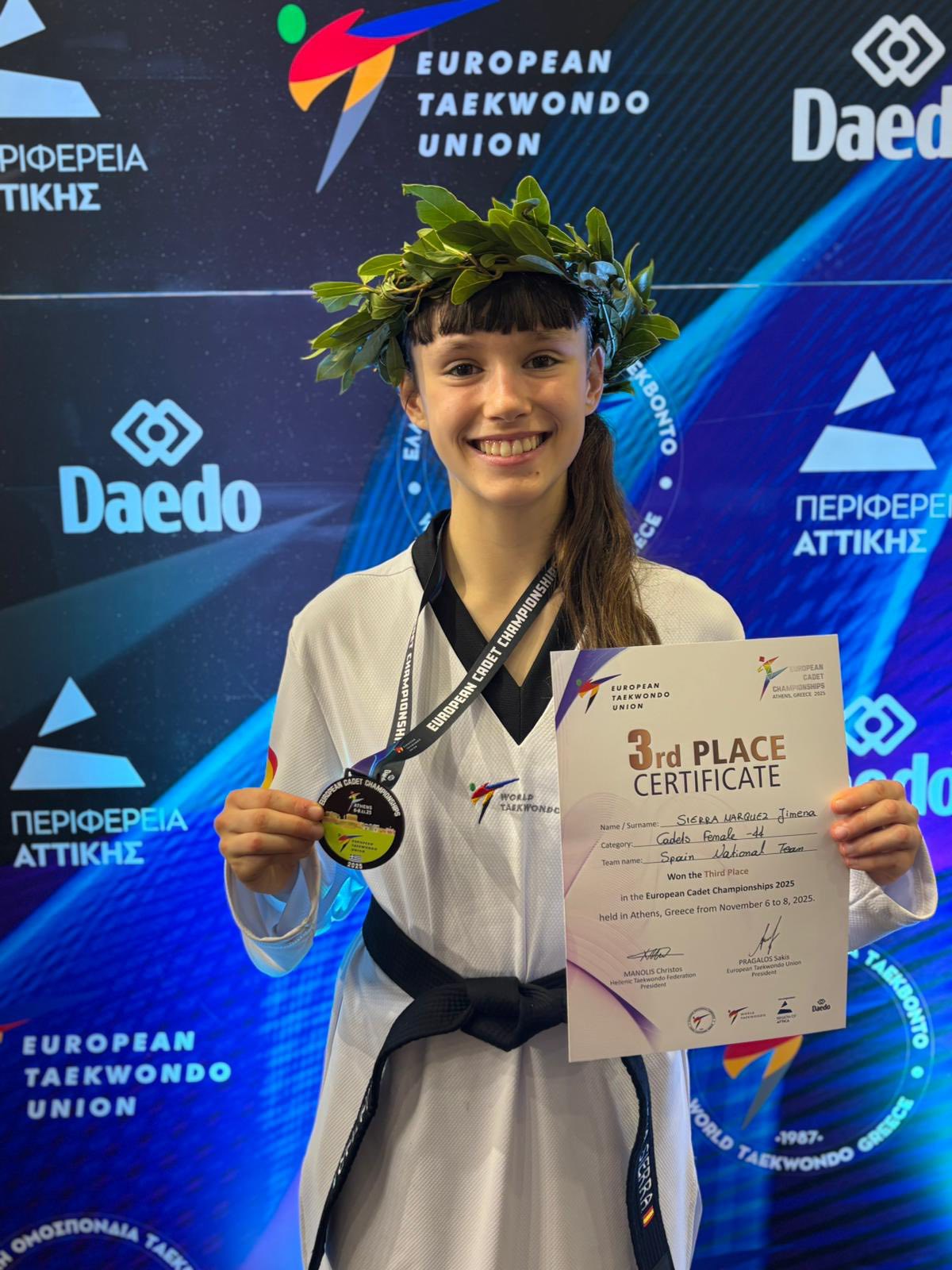 CAMPEONATO EUROPA CADETE TAEKWONDO 06 08 NOVIEMBRE 2025 ATENAS GRECIA 
