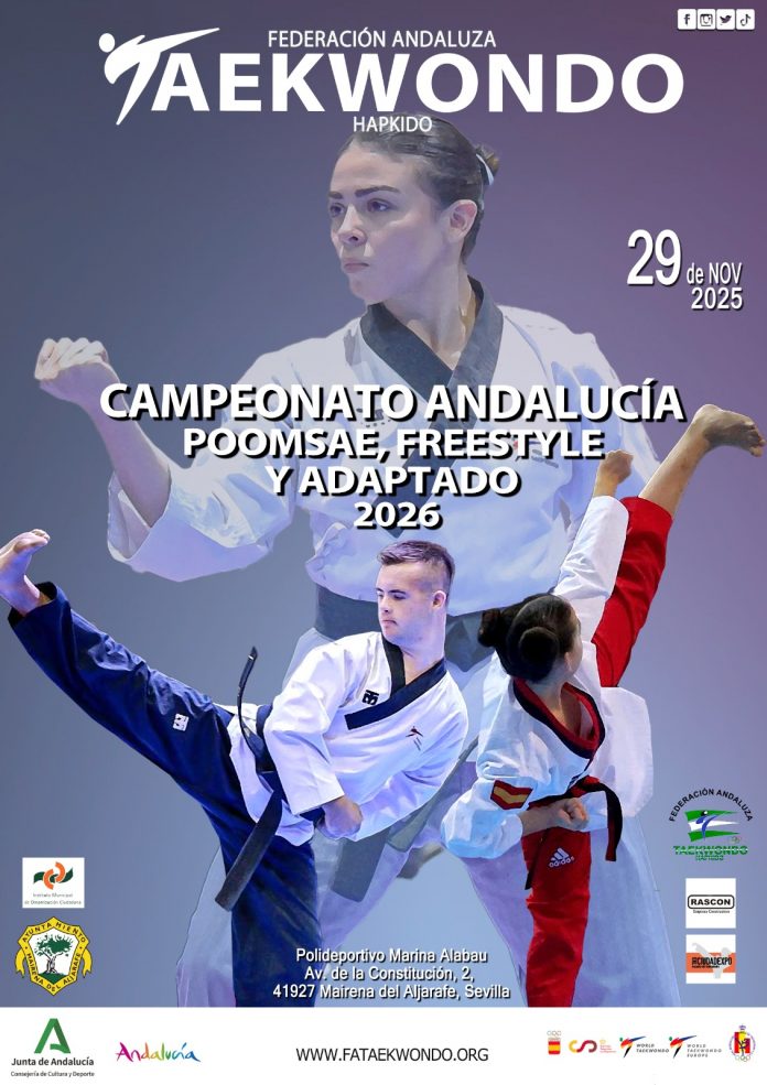 CAMPEONATO ANDALUCÍA POOMSAE, FREESTYLE Y ADAPTADO 2026